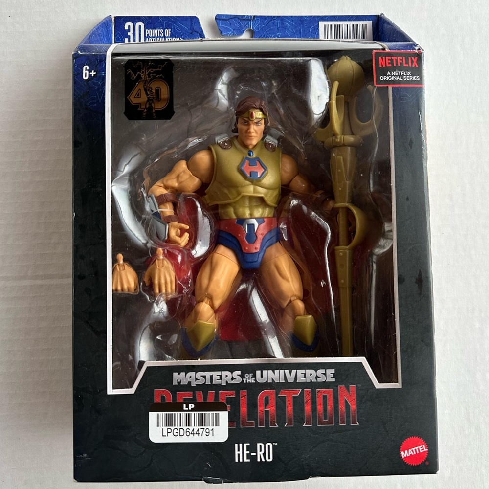 Masters of the Universe Masterverse He-Ro Revelation. Action figure.
